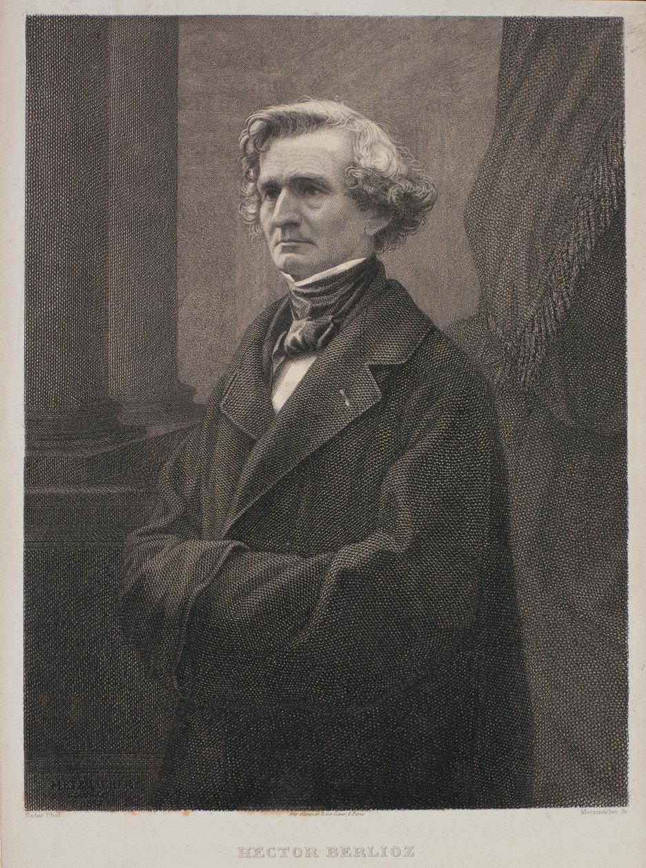 Hector Berlioz (1803-69) gravado por Metzmacher de Nadar