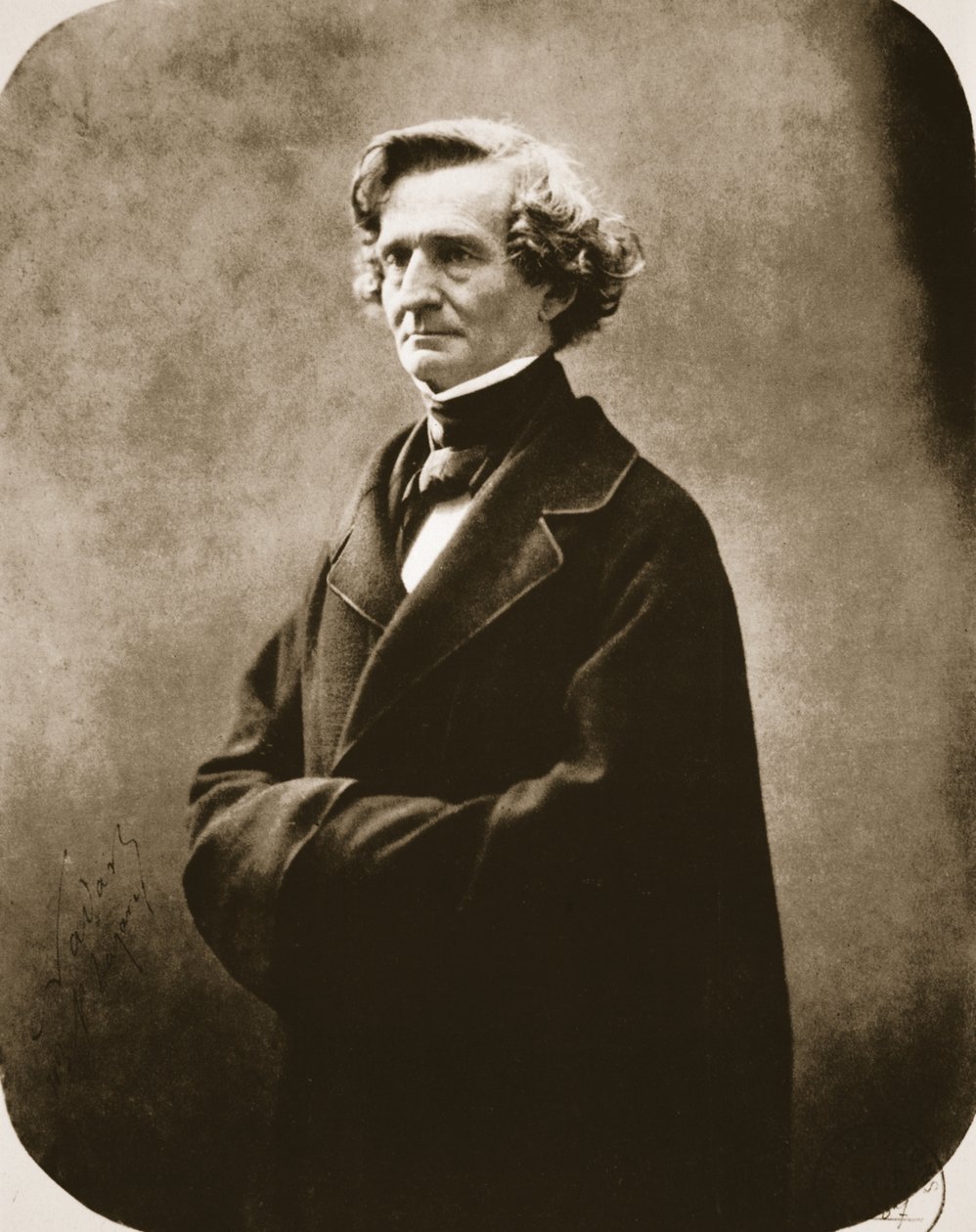 Hector Berlioz, 1863 (fotogravação) de Nadar
