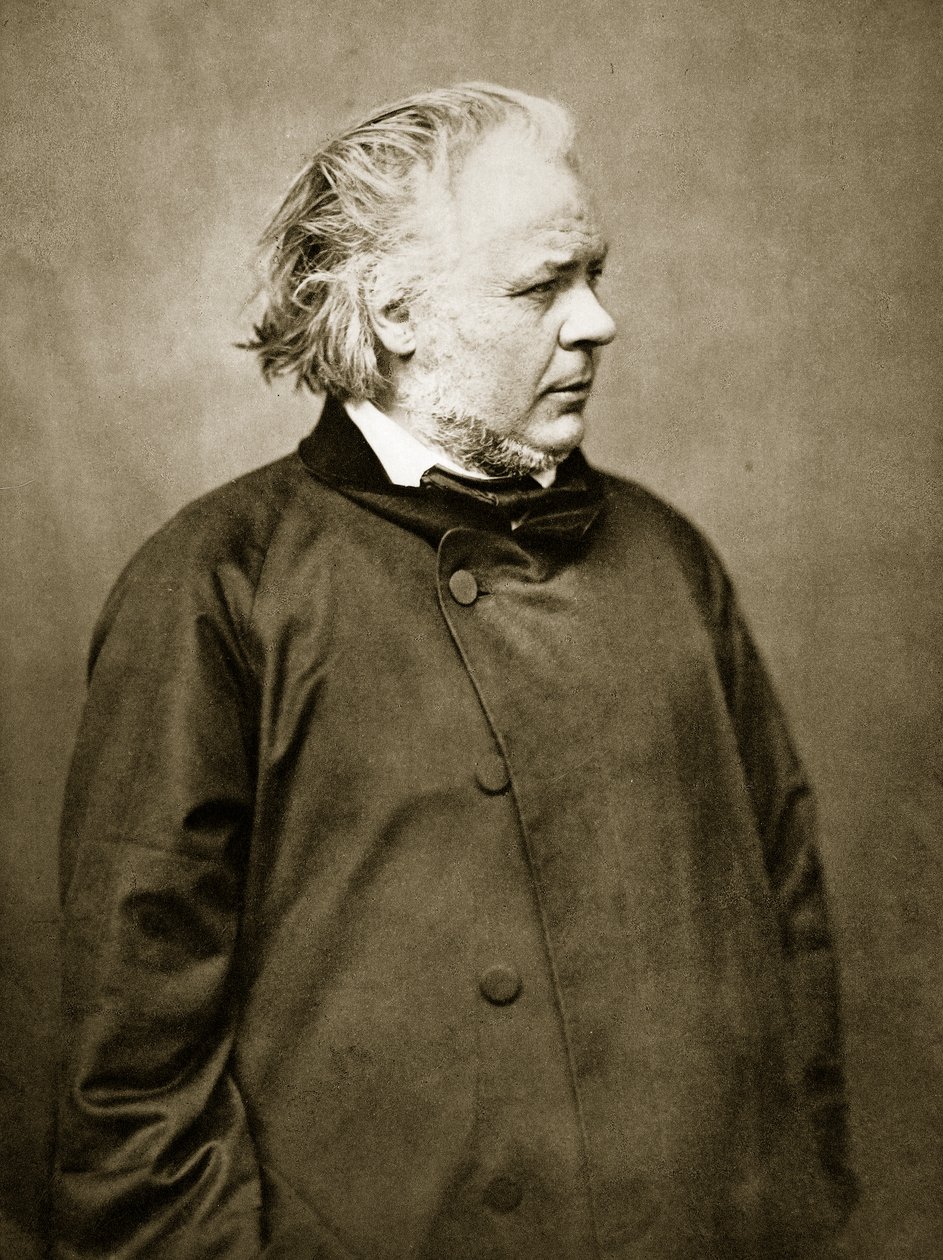 Honore Daumier (foto sépia) de Nadar