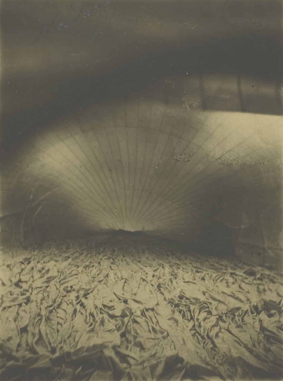 Interior do Le Géant Inflating, 1863. de Nadar