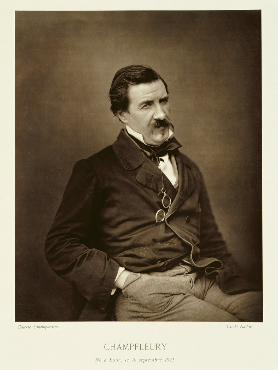 Jules François Felix Husson, &39;Champfleury&39; (1821-1889), de &39;Galerie Contemporaine&39;, c.1874-78 de Nadar