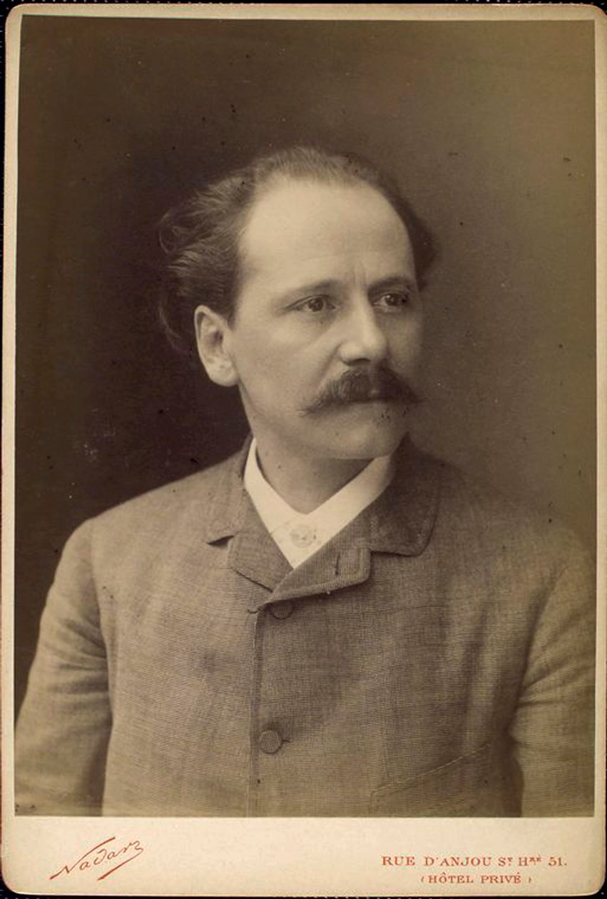 Jules Massenet, compositor francês, final do século XIX de Nadar