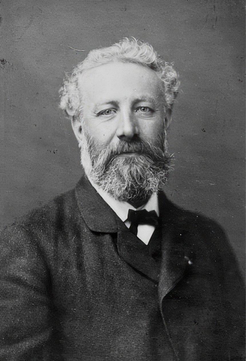 Jules Verne (1828-1905). Escritor francês. Por volta de 1880 de Nadar