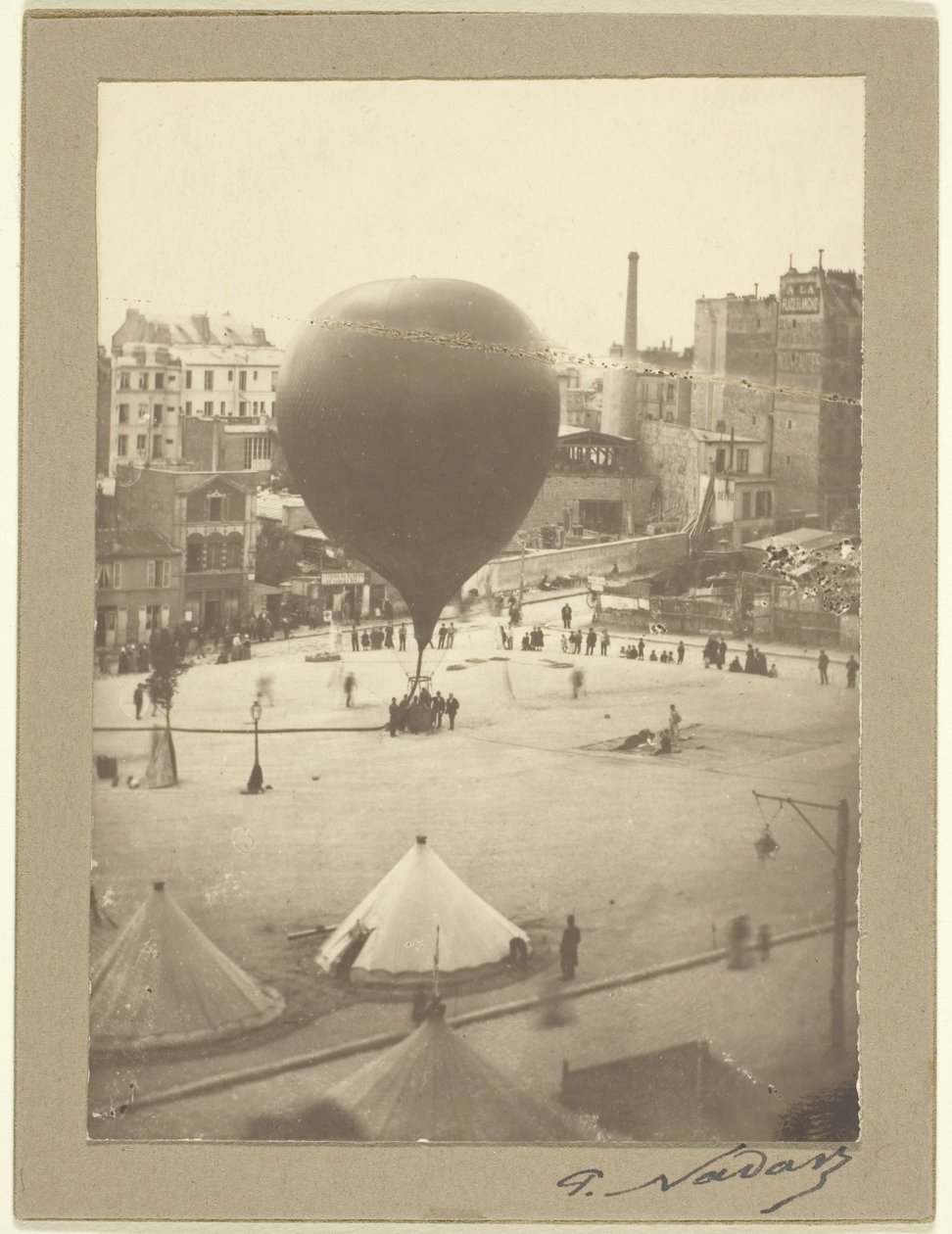 O Netuno, Place Saint-Pierre em Montmartre de Nadar