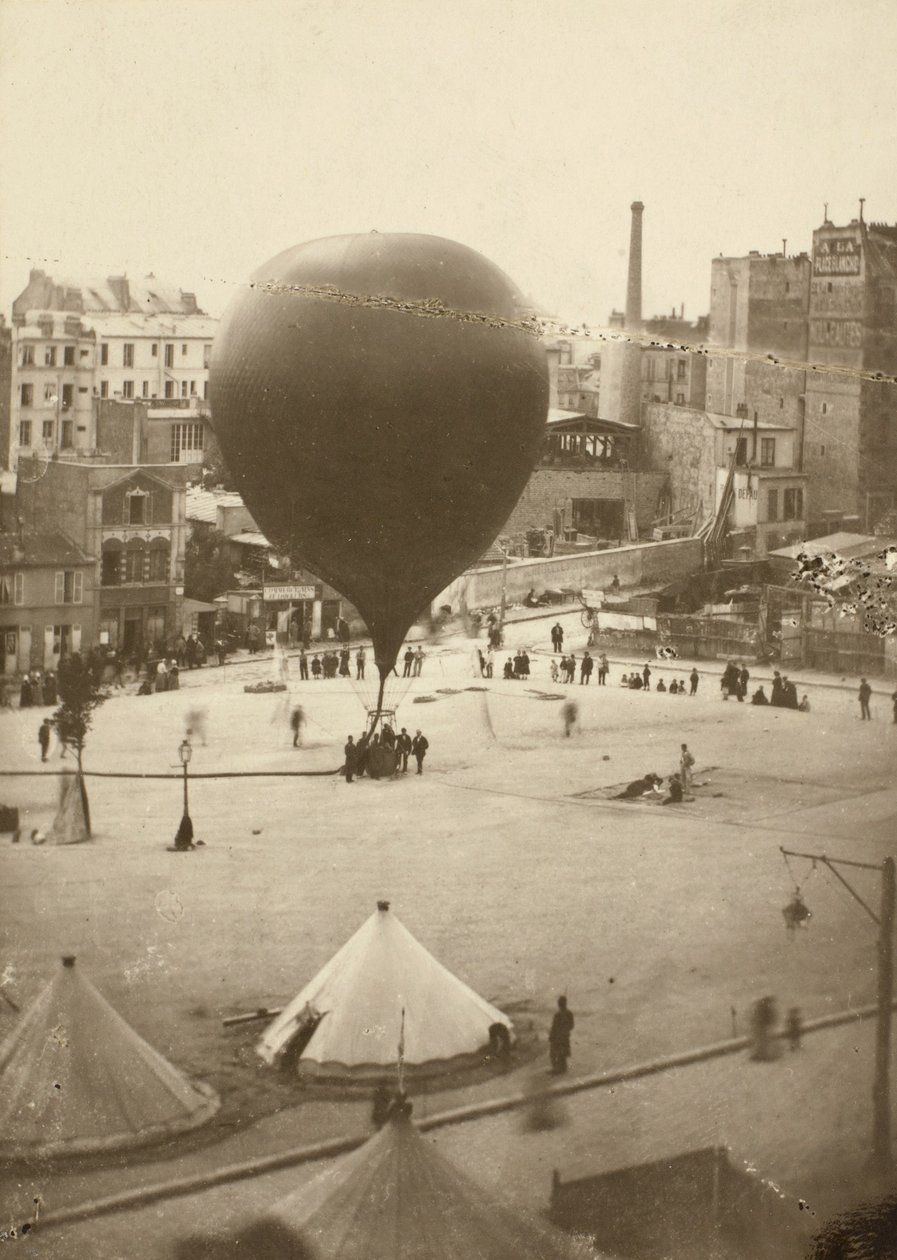 Le Netuno, Place Saint-Pierre em Montmartre, 23 de setembro de 1870 de Nadar