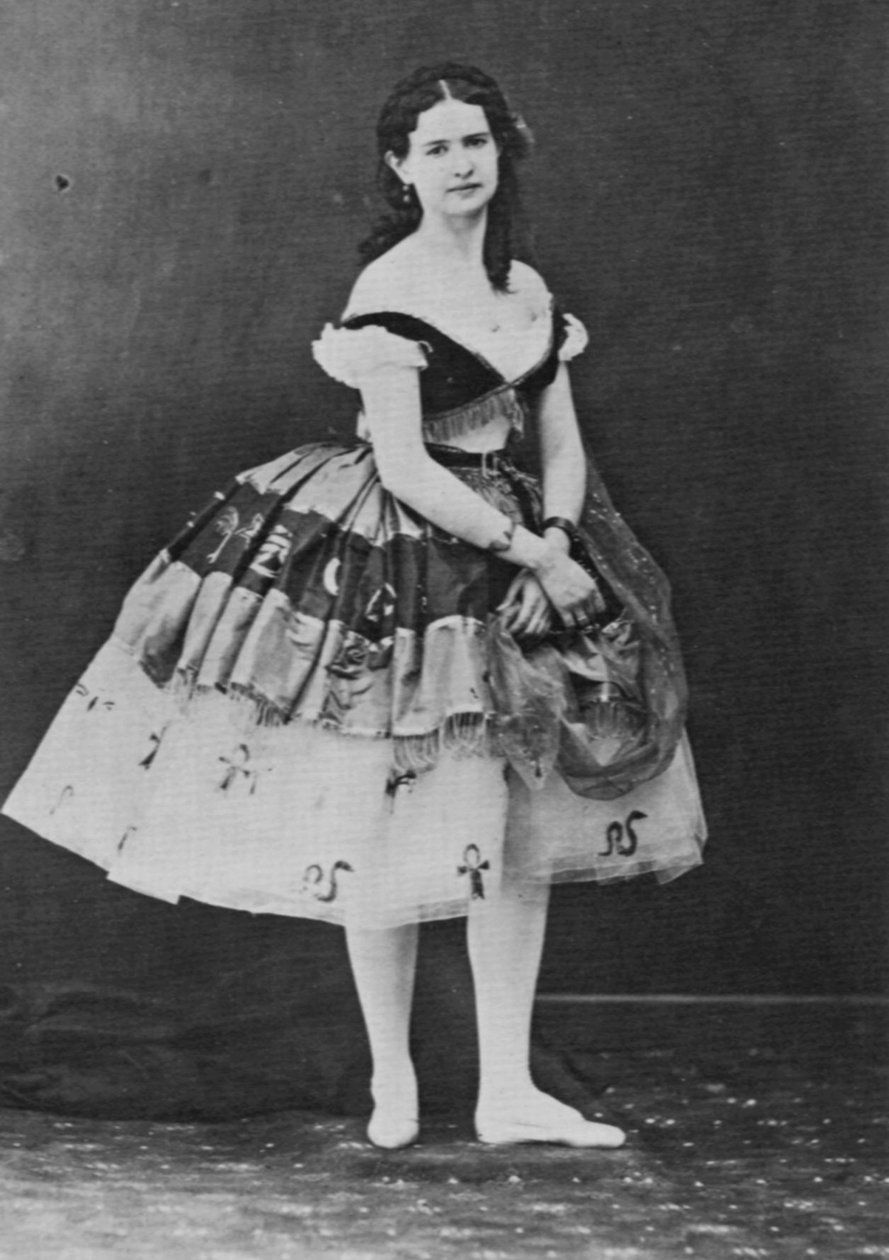 Maria Surovshchikova-Petipa, bailarina russa, c1861 de Nadar
