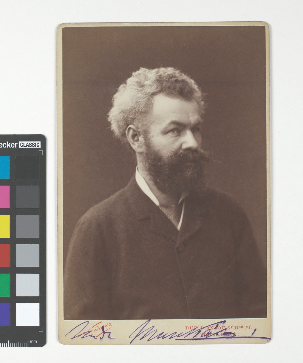 Mihály von Munkácsy (nome verdadeiro: Michael Leo Lieb, 1844-1900), pintor (assinado) de Nadar