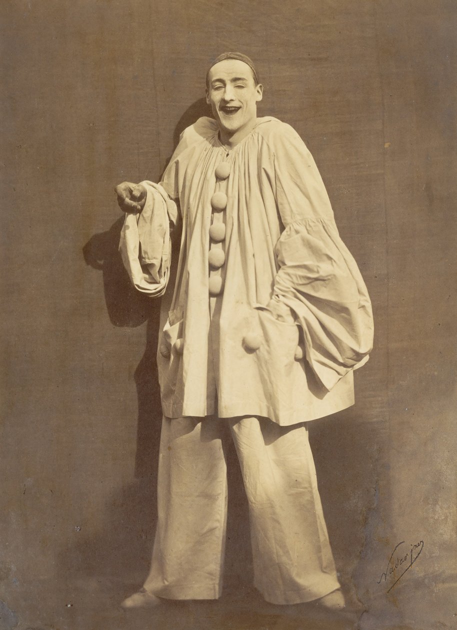 Pierrô rindo, 1855. de Nadar