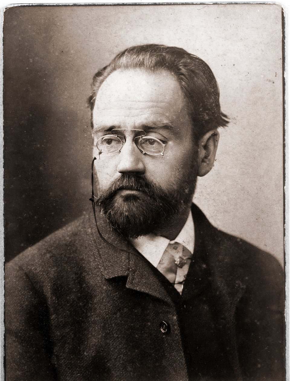 Retrato de Emile Zola de Nadar