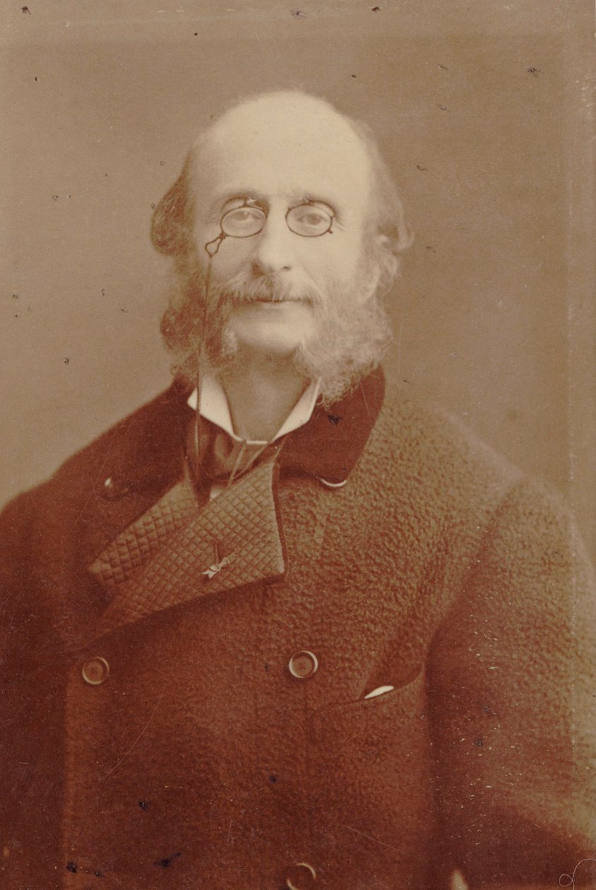 Retrato de Jacques Offenbach 1819-1880, 1870. de Nadar