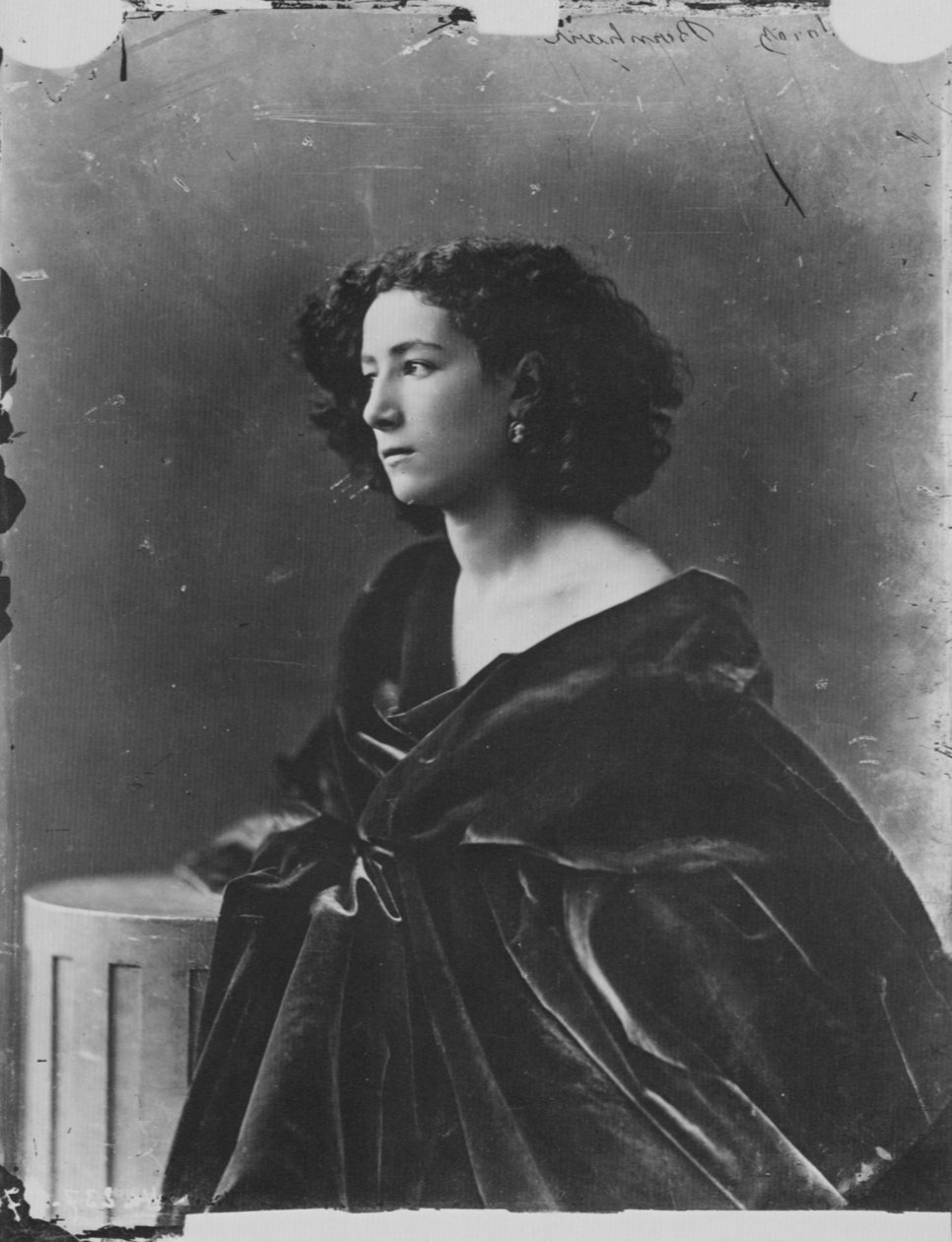 Sarah Bernhardt, atriz francesa, c1865 de Nadar