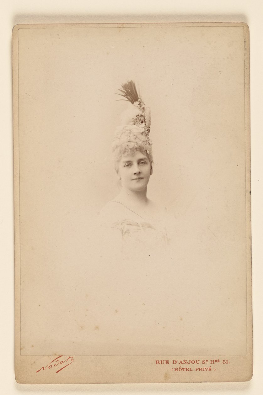[Condessa Hélène de Pourtalès] de Nadar [Gaspard Félix Tournachon]