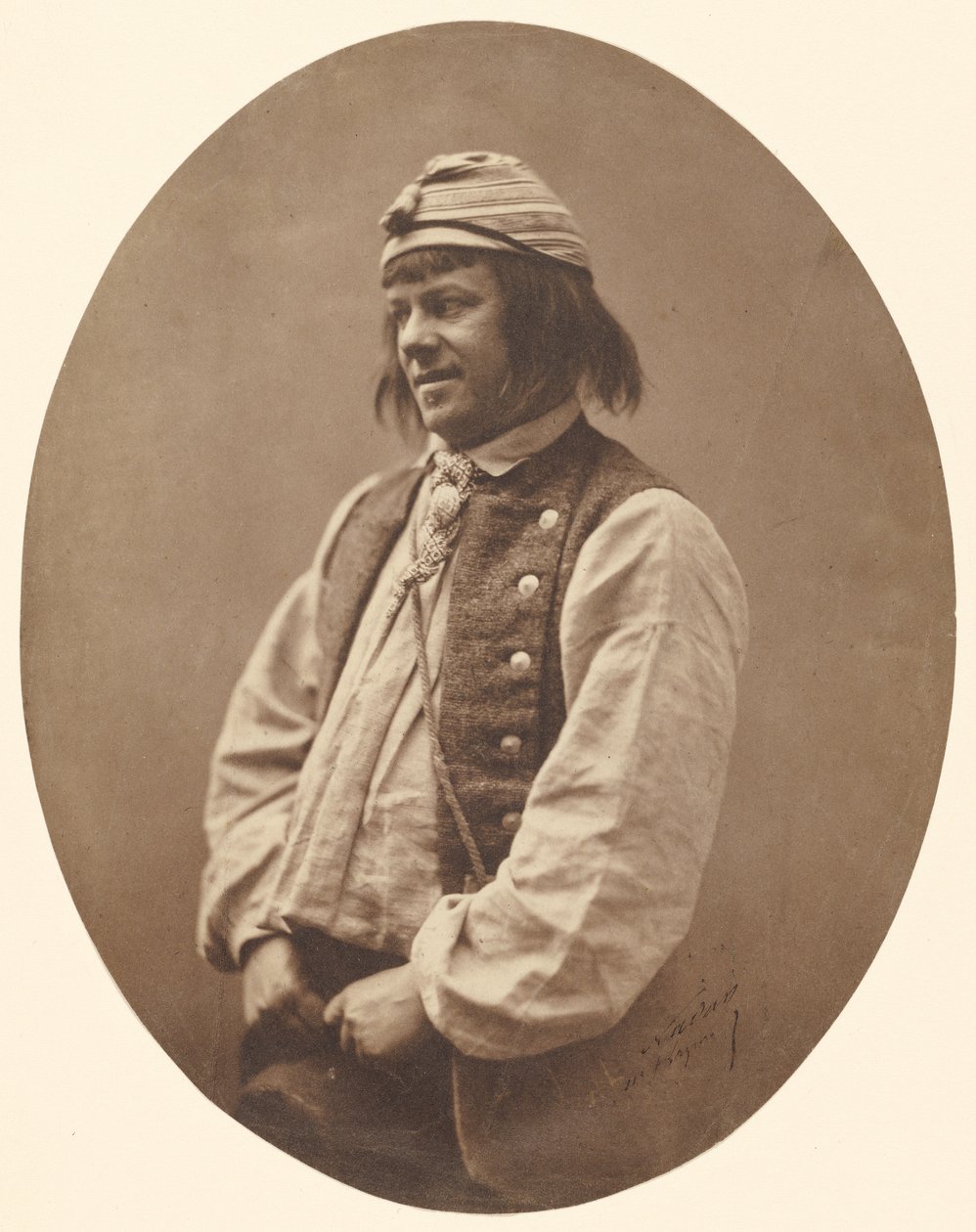 Jean-François Philibert Berthelier, ator de Nadar [Gaspard Félix Tournachon]