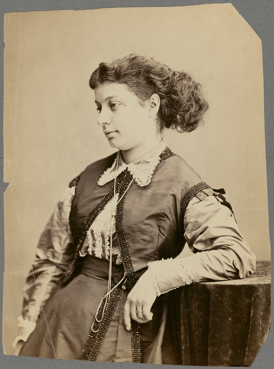 Sra. Lina Sand [nascida Calamatta] de Nadar [Gaspard Félix Tournachon]
