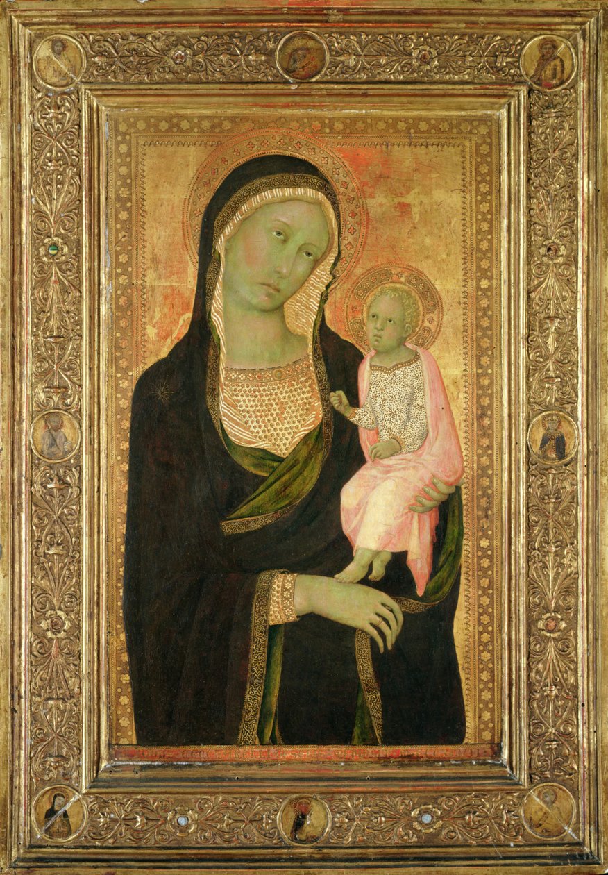 A Madonna e a Criança de Naddo Ceccarelli