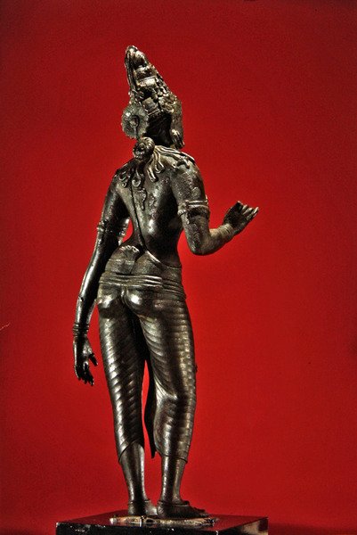 Parvati em pé, Período Chola (880-1279), primeiro quarto do século X (liga de cobre) de Nadu Tamil