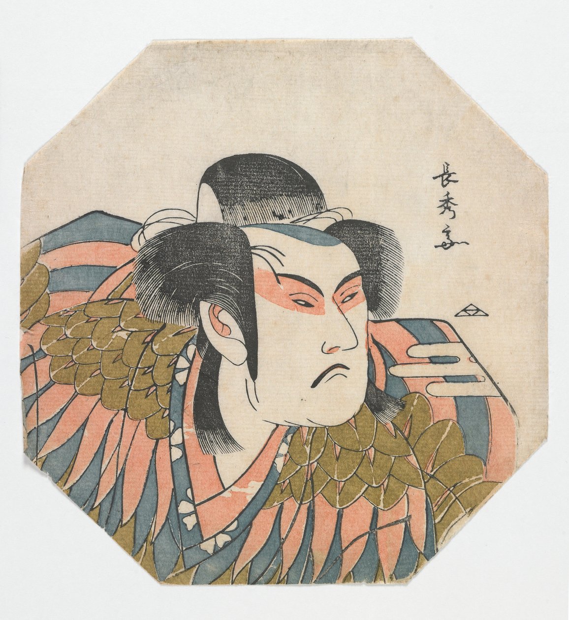 Ator, período de Edo, 1857 (impressão de woodblock de cor) de Nagahide
