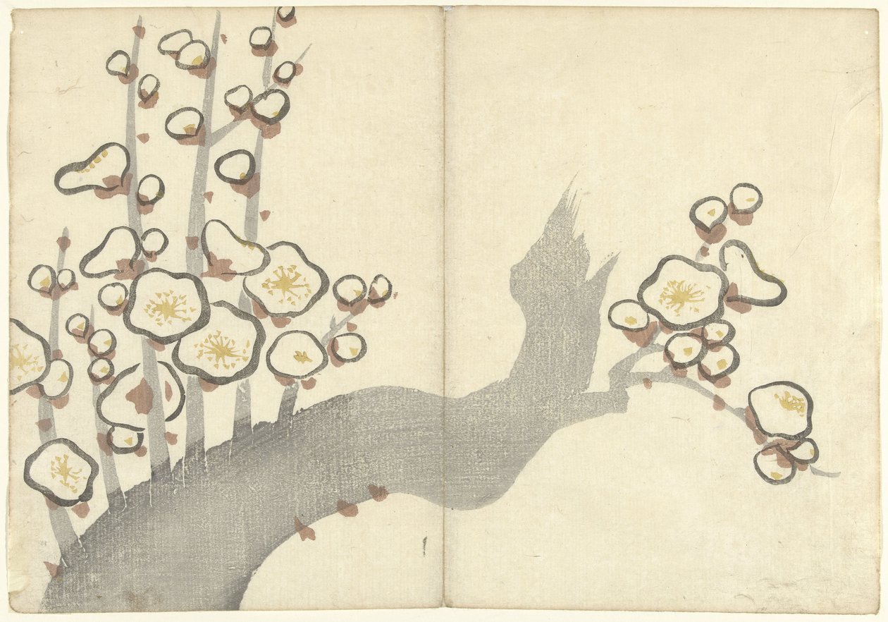 Flor de ameixa
Korin gaveu (título da série)
Korin gafu (título da série) de Nakamura Hochu