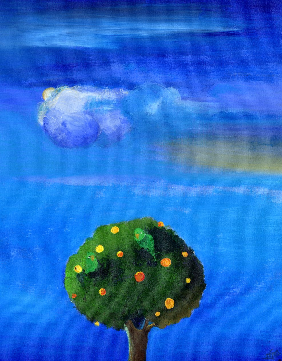 Forro de Prata sobre a Laranjeira, 2012, de Nancy Moniz Charalambous