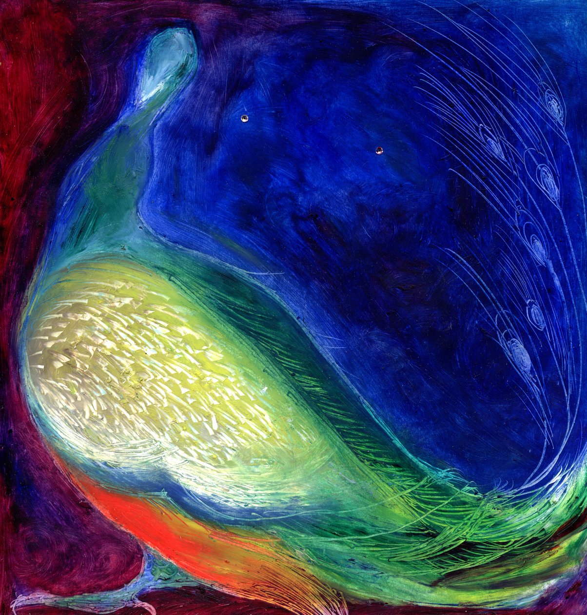 Starlight, 2012, (óleo e diamante no cartão) de Nancy Moniz Charalambous