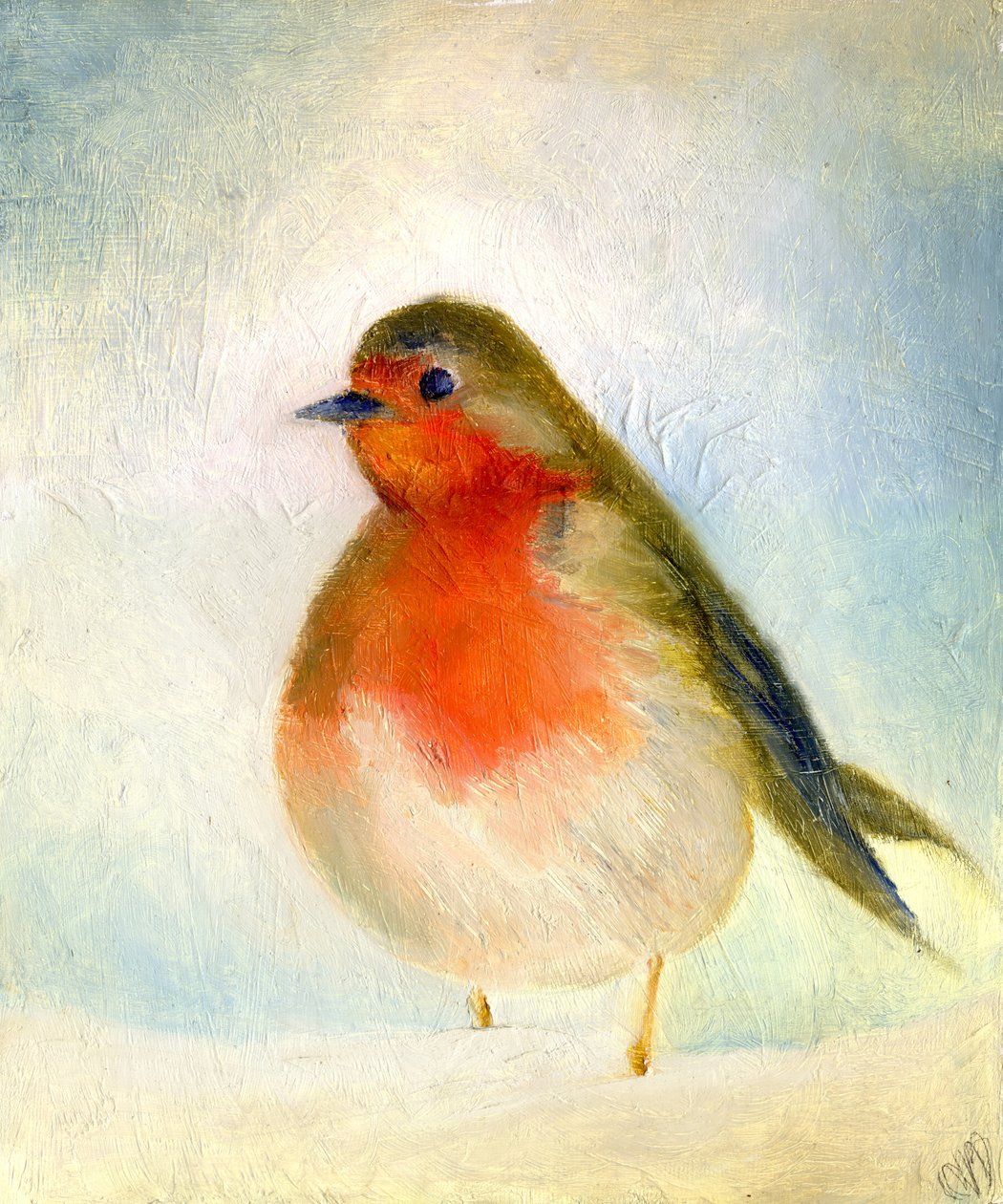 Invernal, 2011, (óleo sobre tela) de Nancy Moniz Charalambous