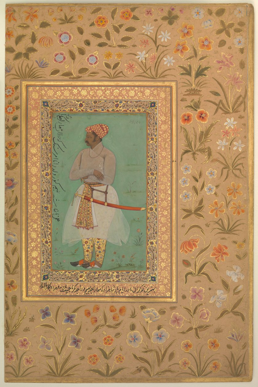 Retrato de Maharaja Bhim Kanwar de Nanha