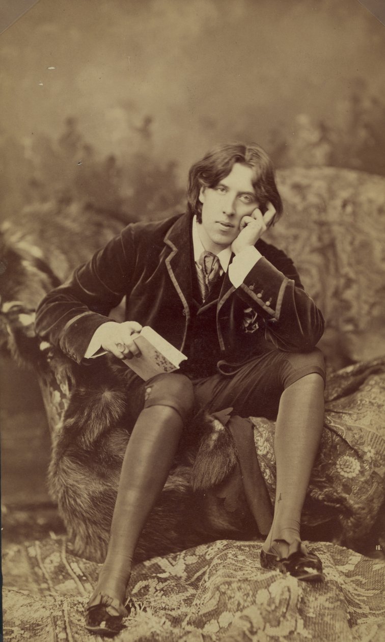 Oscar Wilde, 1882 (impressão de albume) de Napoleon Sarony