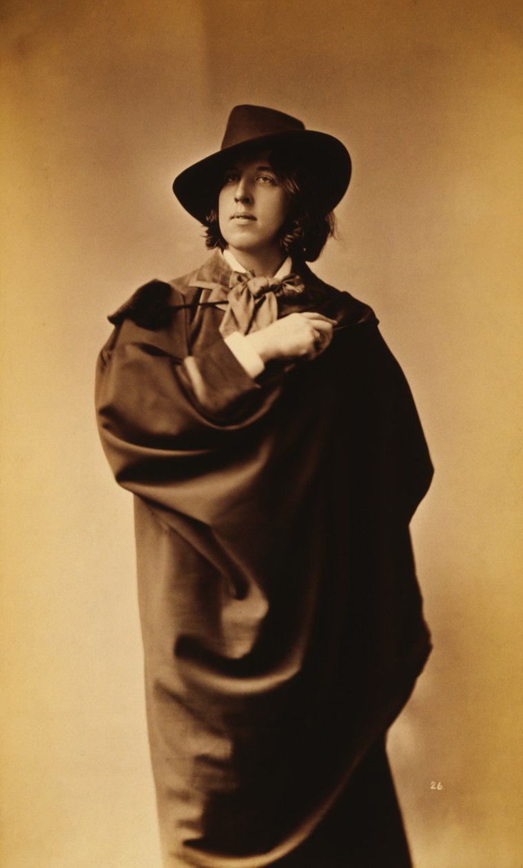 Oscar Wilde, 1882 (impressão de albume) de Napoleon Sarony