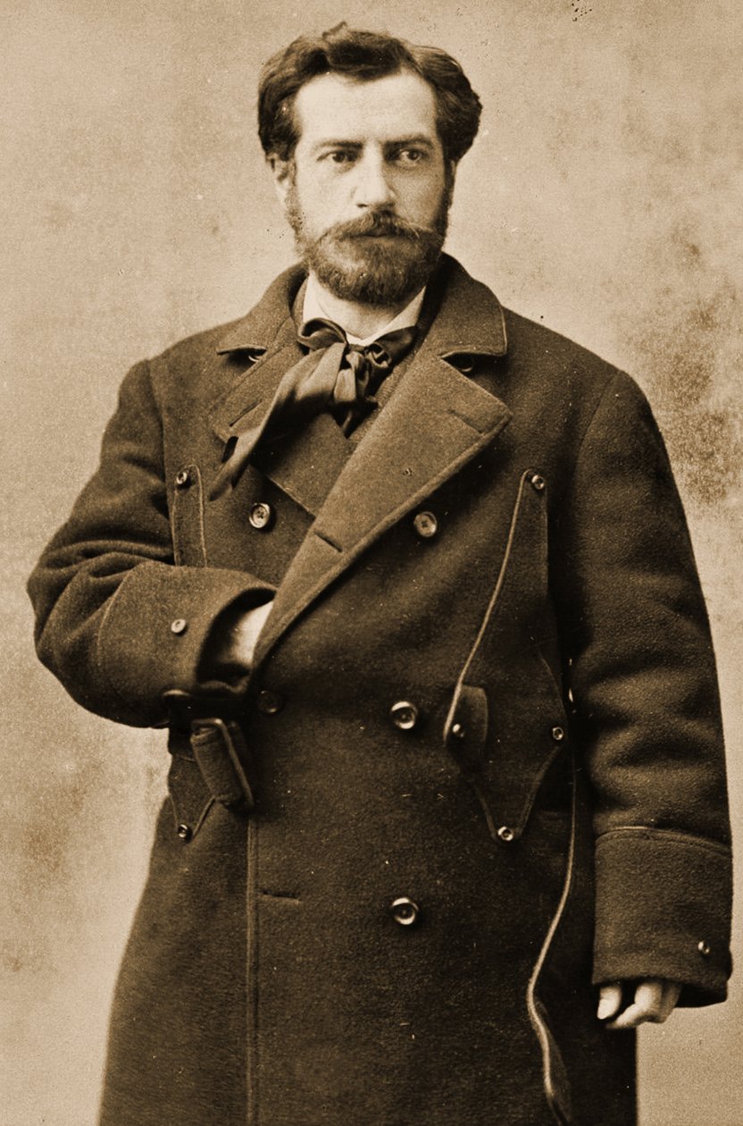 Retrato de Frédéric Auguste Bartholdi, c.1880 de Napoleon Sarony