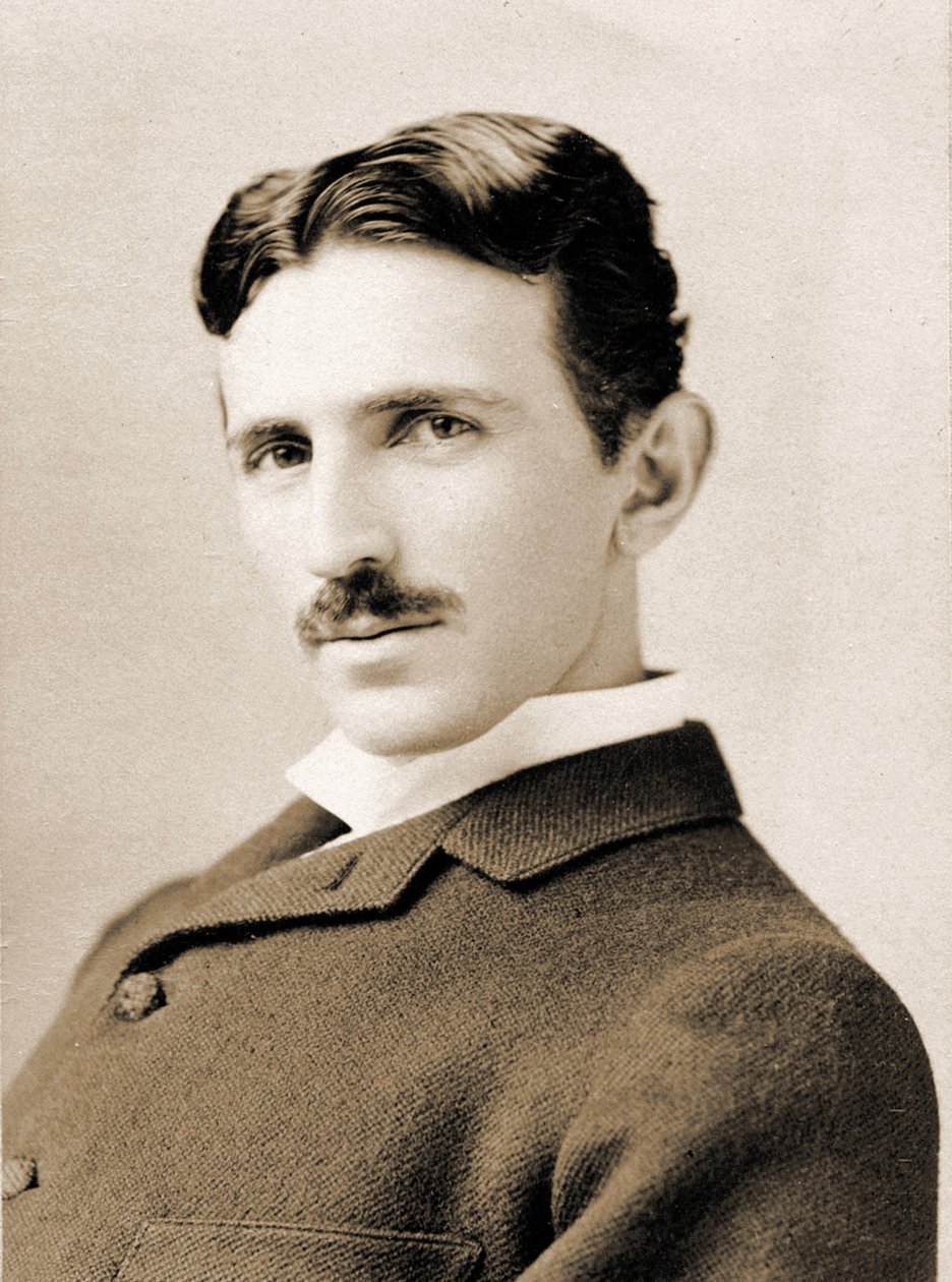 Retrato de Nikola Tesla, 1890 de Napoleon Sarony