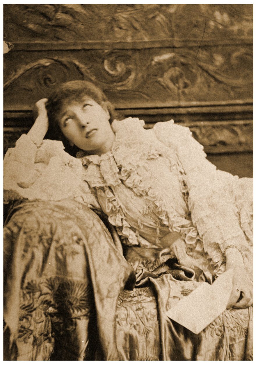 Sarah Bernhardt como Phedre em Racine "s" Phaedra "1903 de Napoleon Sarony