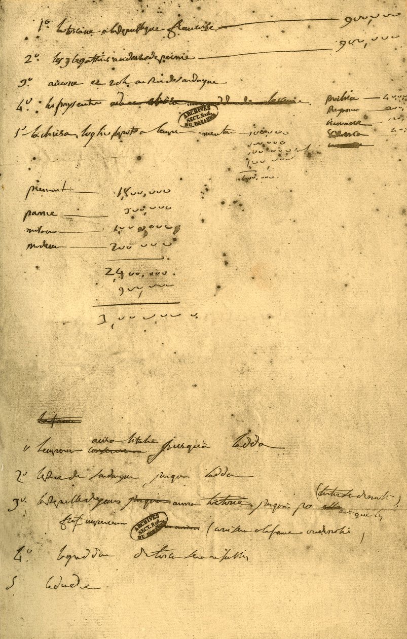 Notas sobre o Tratado de Leoben, março de 1797, 1921. de Napoleon Bonaparte I