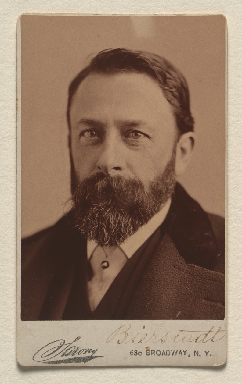 Albert Bierstadt de Napoleon Sarony
