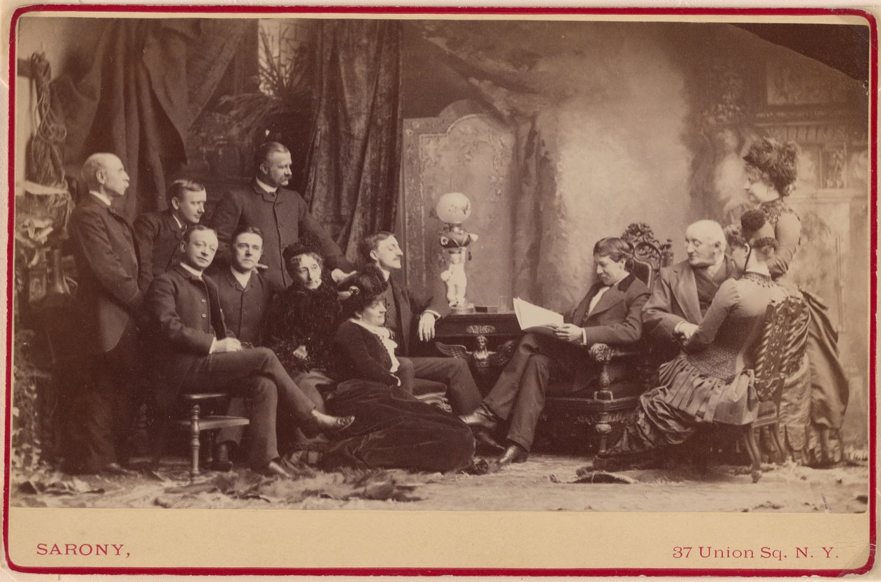 Companhia teatral de Augustin Daly de Napoleon Sarony