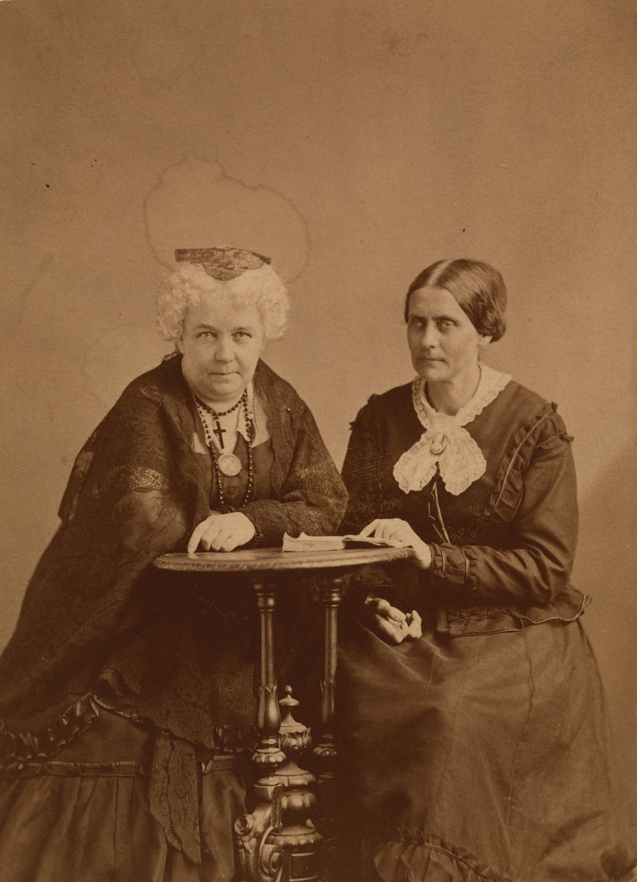 Elizabeth Cady Stanton e Susan B. Anthony de Napoleon Sarony
