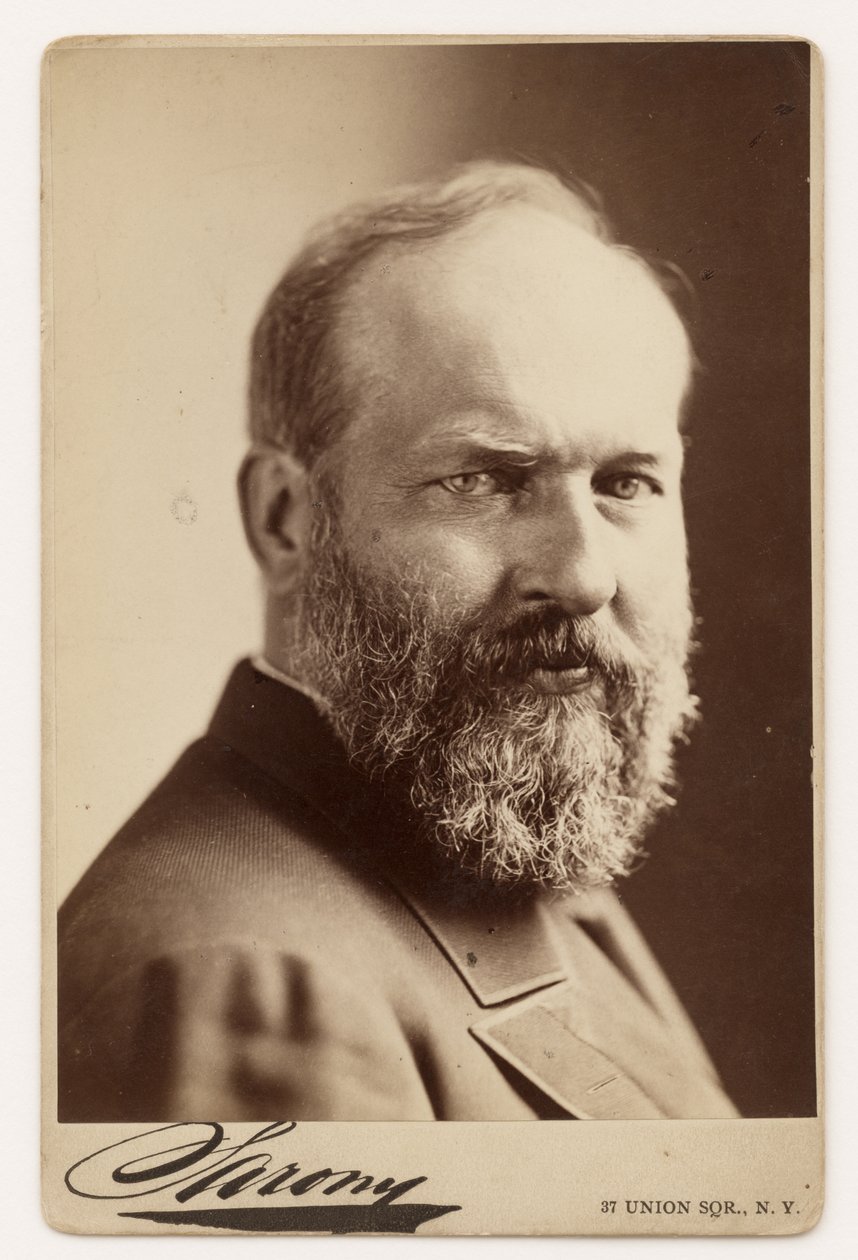 James Garfield de Napoleon Sarony
