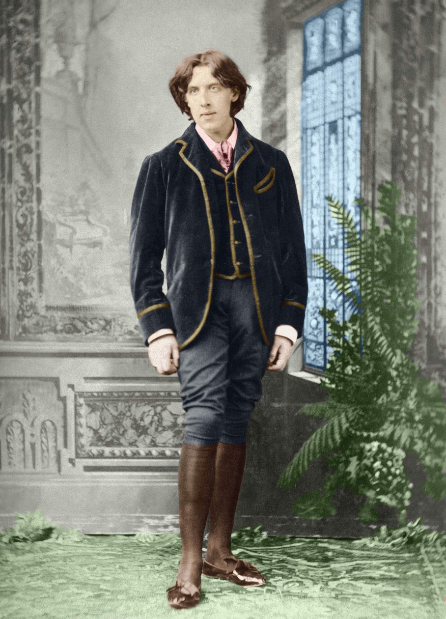 Oscar Wilde (1854 - 1900) cerca de 1882 (foto) de Napoleon Sarony