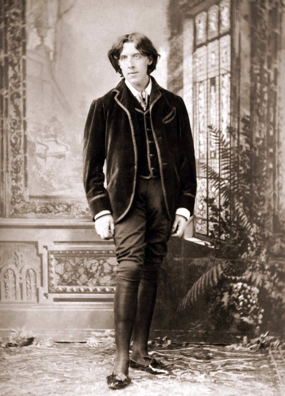 Oscar Wilde (1854 - 1900) por volta de 1882 por Napoleão Sarony (1821 - 1896). de Napoleon Sarony