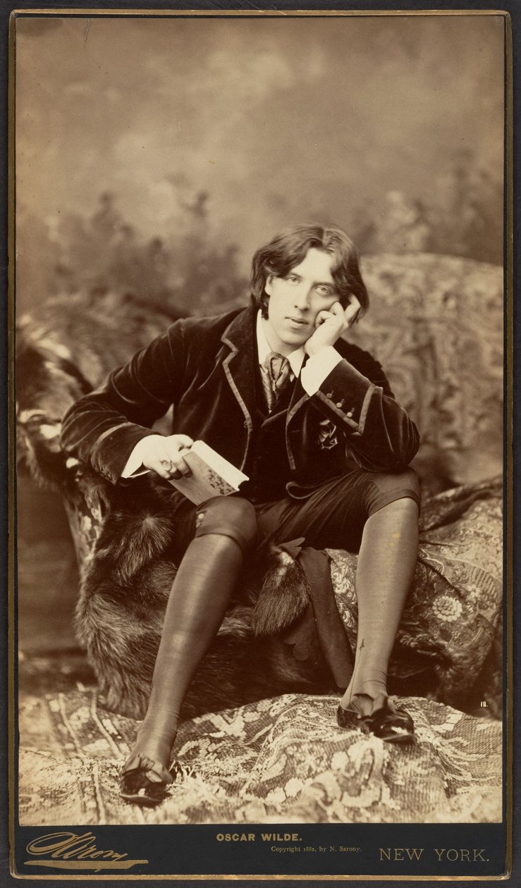 Oscar Wilde, 1882 (albumen silver print) de Napoleon Sarony