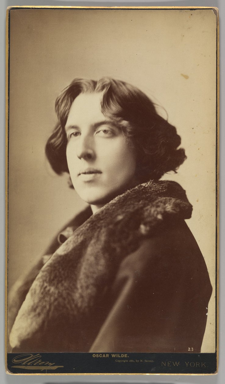 Oscar Wilde, 1882 (albumen silver print) de Napoleon Sarony