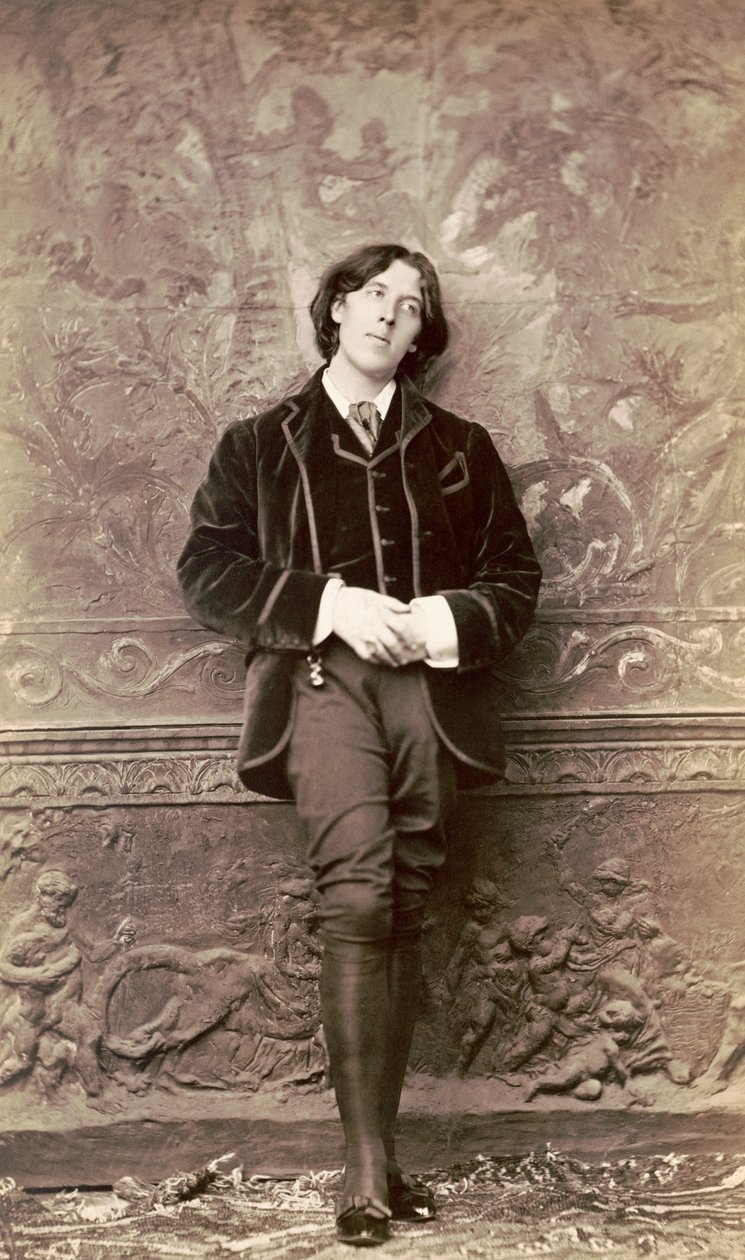 Oscar Wilde, início da década de 1880 (foto) de Napoleon Sarony