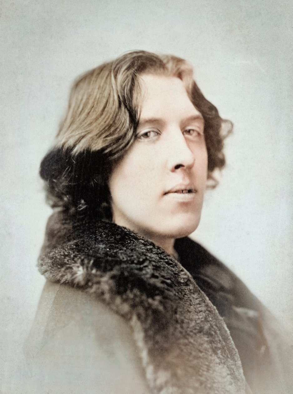 Oscar Wilde, início da década de 1880 (foto) de Napoleon Sarony