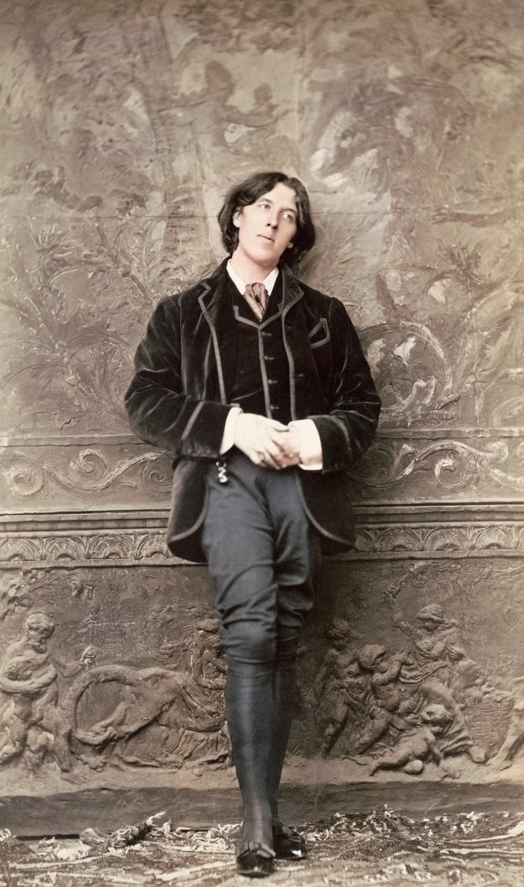 Oscar Wilde, início da década de 1880 (foto) de Napoleon Sarony