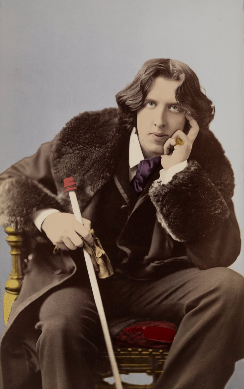 Retrato de Oscar Wilde (1854 - 1900) por volta de 1882 por Napoleon Sarony (1821 - 1896). de Napoleon Sarony