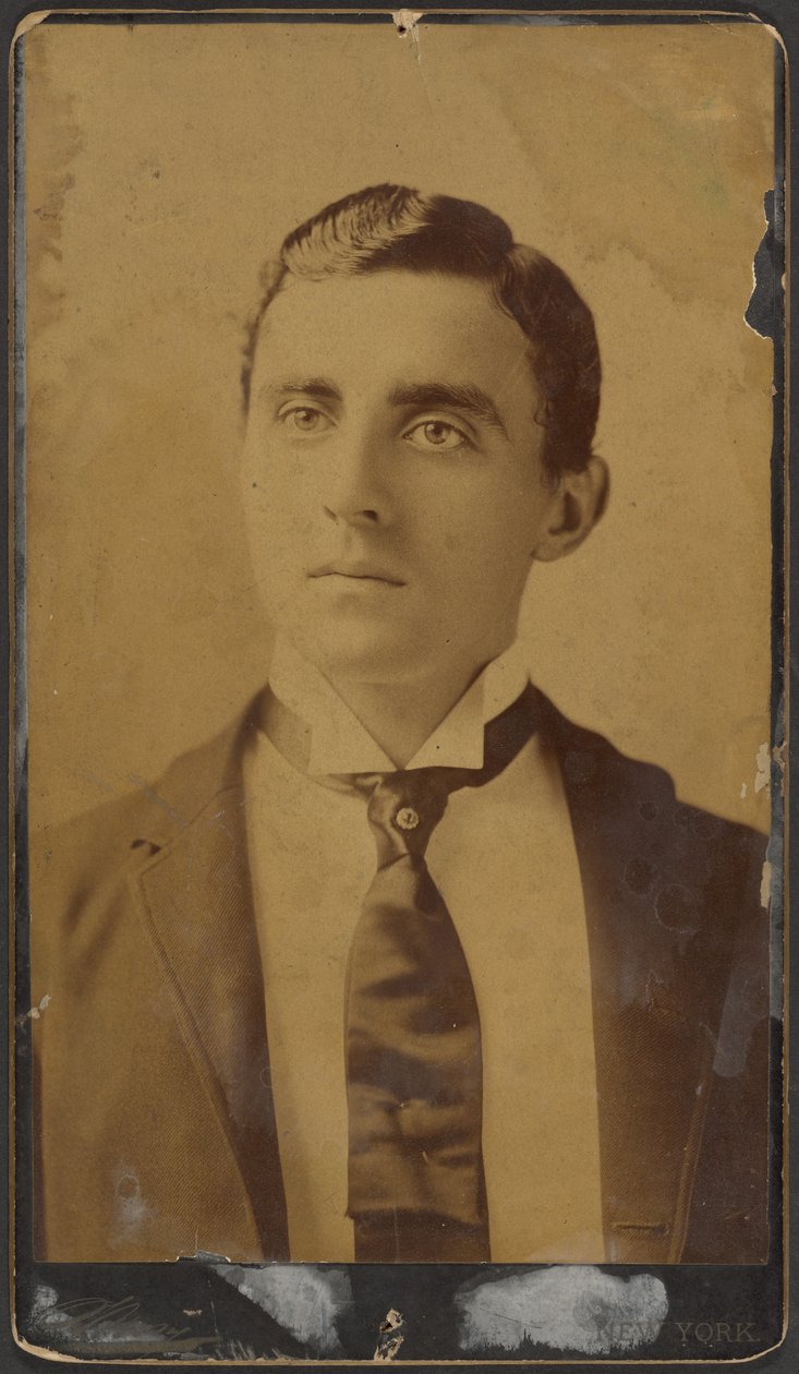 [Retrato de um jovem não identificado, bem vestido e bem arranjado] de Napoleon Sarony
