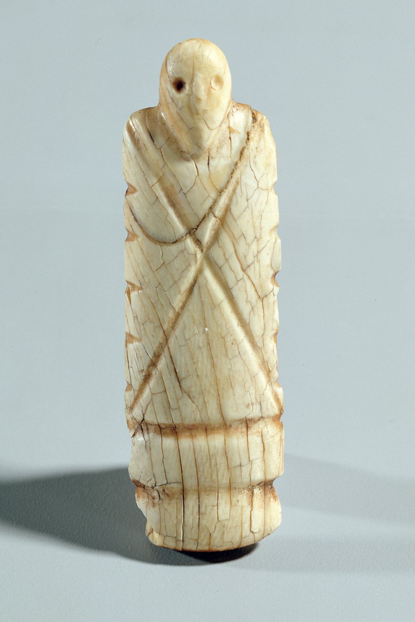Figura, de, um, homem barbudo, (elephant, marfim) de Naqada I Period Egyptian