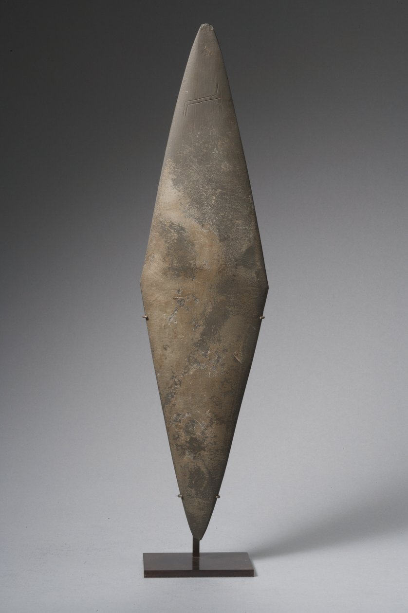 Paleta com hieróglifo (xisto) de Naqada I Period Egyptian