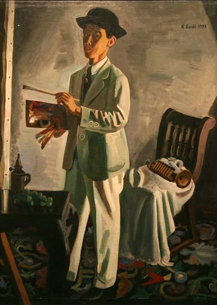 Auto-retrato de Narashige Koide