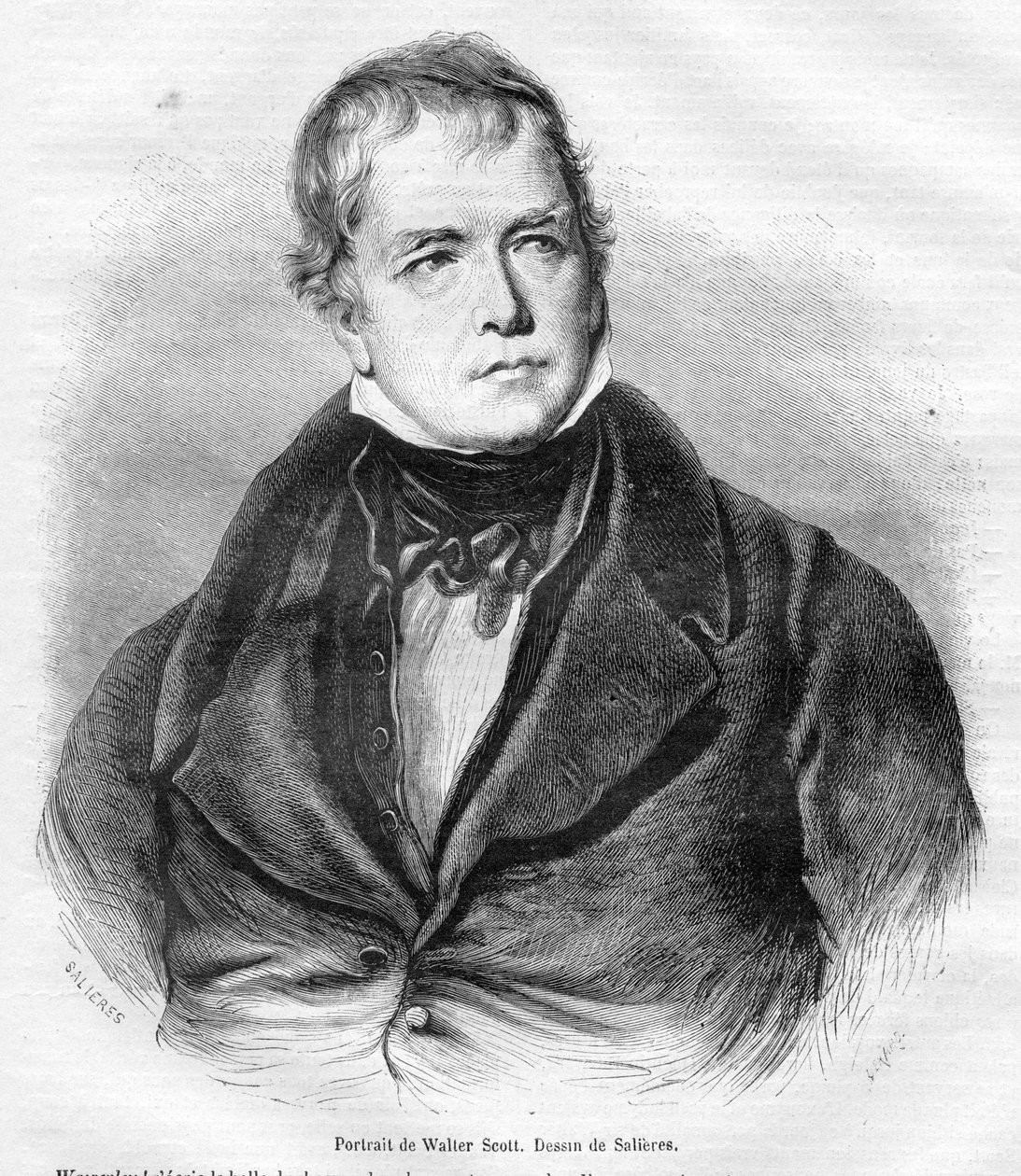 retrato gravado de Narcisse Salières