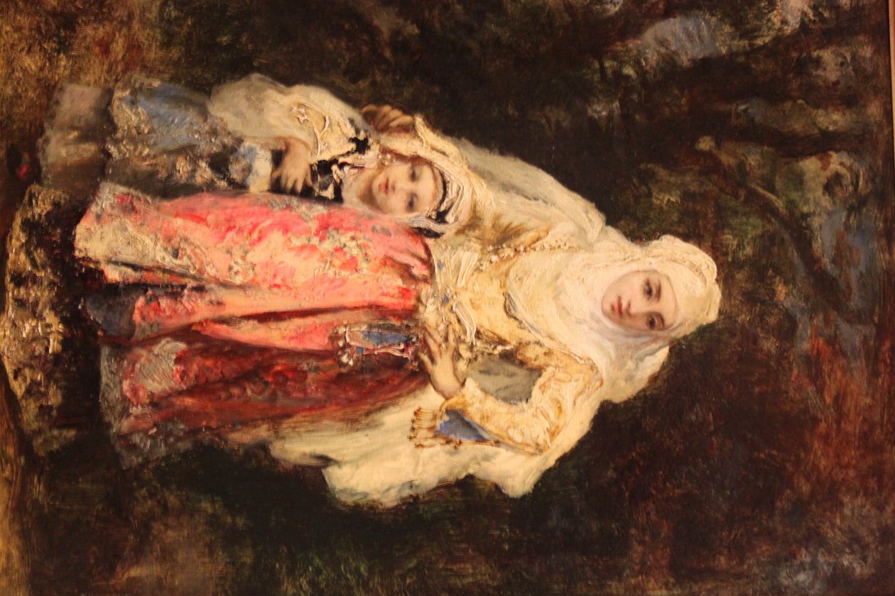 Orientalin com a filha dela de Narcisse Virgilio Díaz